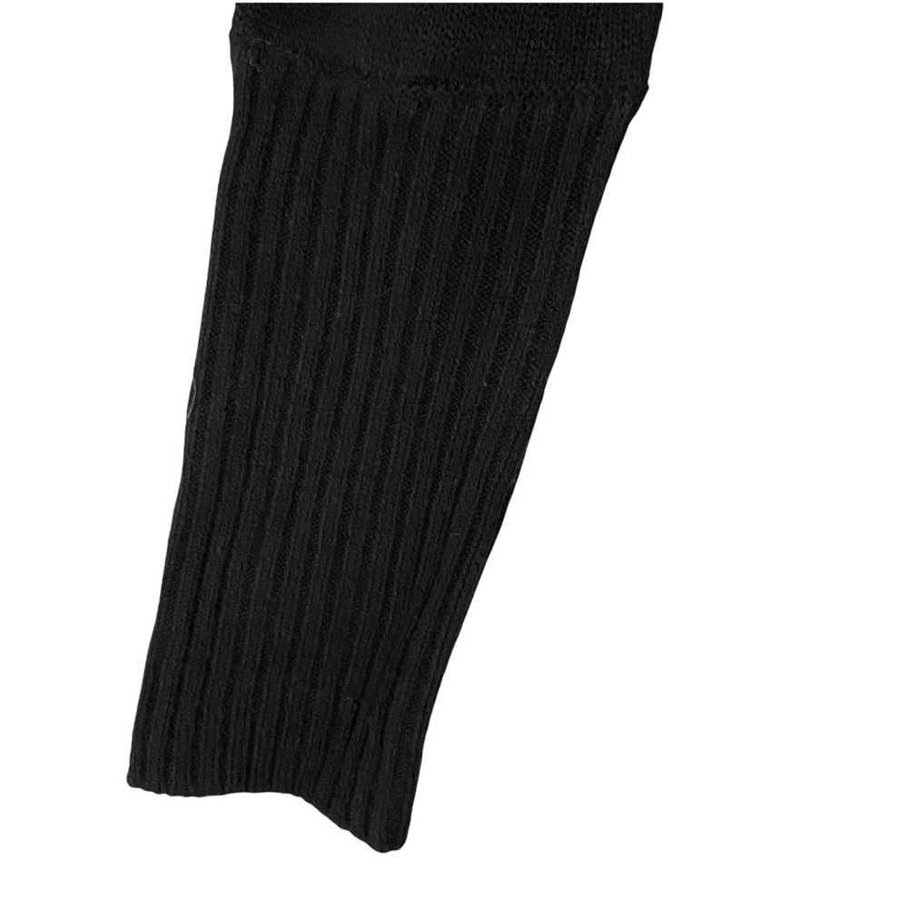NEW WAYF Nordstrom Black Lola Puff Balloon Sleeve Knit Sweater Mini Dress XS - Picture 6 of 8